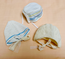 Handgebreide babymuts - Vintage